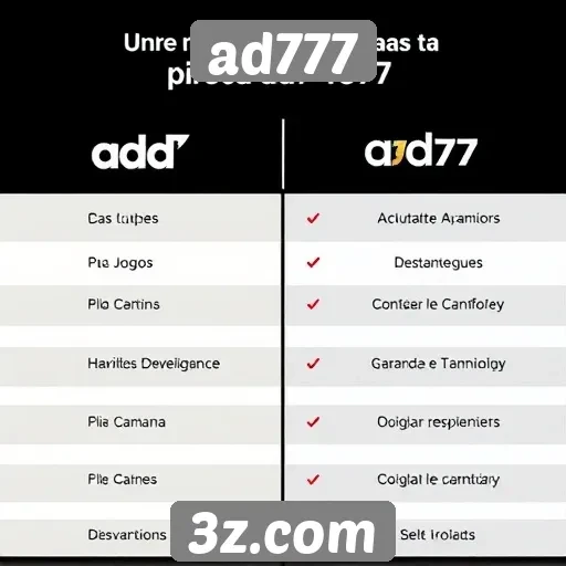 Comparação entre ad777 e outras plataformas de jogos